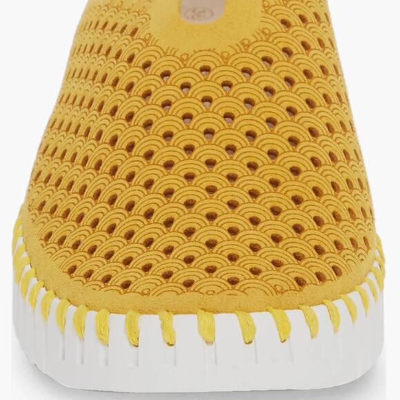 ILSE JACOBSEN | Tulip Perforated Slip-On Sneaker Platform Goldenrod Yellow | 40 - Picture 3 of 10